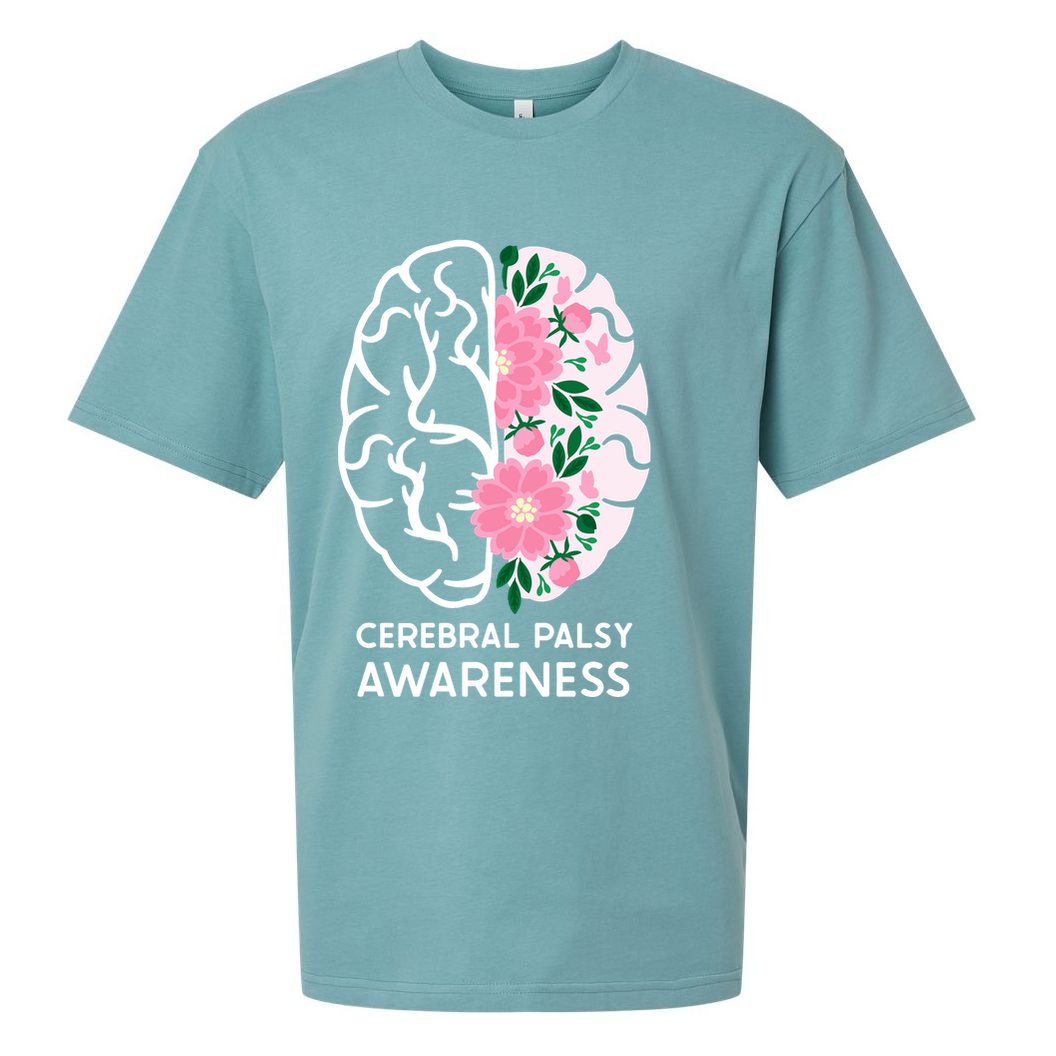 Cerebral Palsy awareness Sueded Cloud Jersey T-Shirt