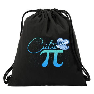 Cute Pie And Pi Day Math Lover Gift I National Pi Day Cool Gift Drawstring Bag