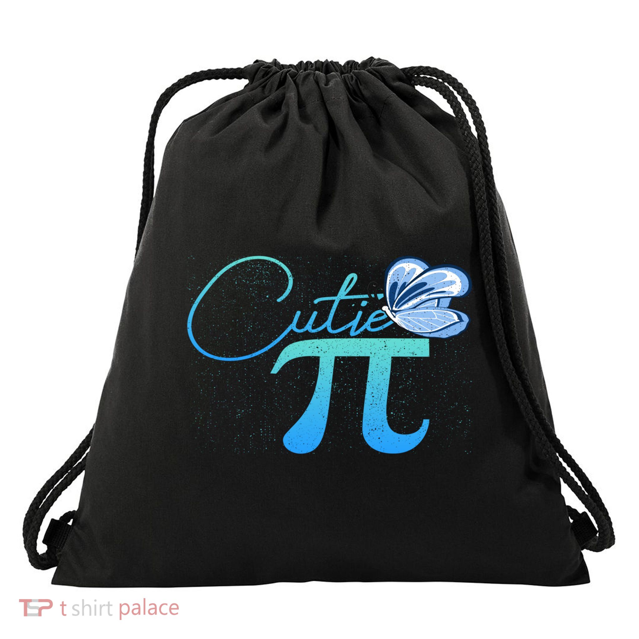 Cute Pie And Pi Day Math Lover Gift I National Pi Day Cool Gift Drawstring Bag