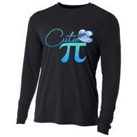 Cute Pie And Pi Day Math Lover Gift I National Pi Day Cool Gift Cooling Performance Long Sleeve Crew
