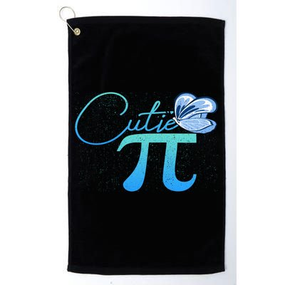 Cute Pie And Pi Day Math Lover Gift I National Pi Day Cool Gift Golf Towel
