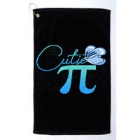 Cute Pie And Pi Day Math Lover Gift I National Pi Day Cool Gift Golf Towel