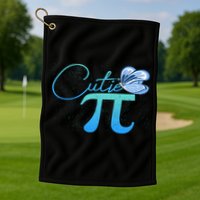 Cute Pie And Pi Day Math Lover Gift I National Pi Day Cool Gift Golf Towel