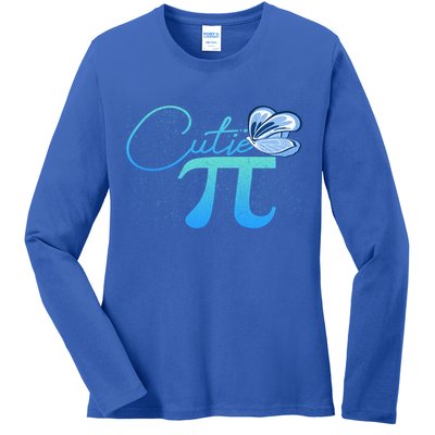 Cute Pie And Pi Day Math Lover Gift I National Pi Day Cool Gift Ladies Long Sleeve Shirt
