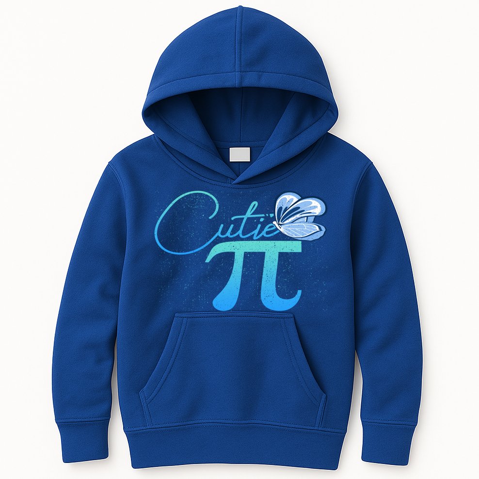 Cute Pie And Pi Day Math Lover Gift I National Pi Day Cool Gift Kids Hoodie