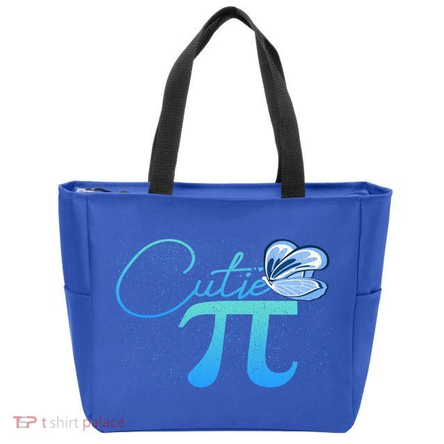 Cute Pie And Pi Day Math Lover Gift I National Pi Day Cool Gift Zip Tote Bag