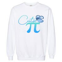 Cute Pie And Pi Day Math Lover Gift I National Pi Day Cool Gift Garment-Dyed Sweatshirt