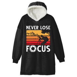 Cool Photographer Art For Women Photography Camera Lover Hooded Wearable Blanket