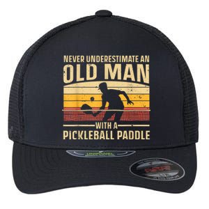 Cool Pickleball Art For M.e.n WoM.e.n Paddle Pickleball Player Flexfit Unipanel Trucker Cap