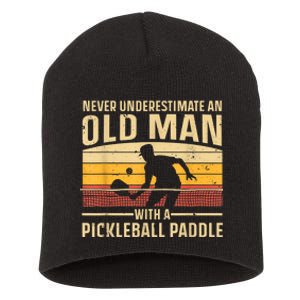 Cool Pickleball Art For M.e.n WoM.e.n Paddle Pickleball Player Short Acrylic Beanie