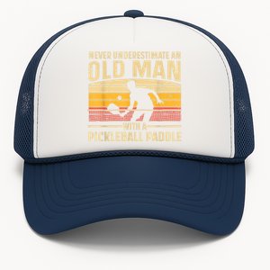 Cool Pickleball Art For M.e.n WoM.e.n Paddle Pickleball Player Trucker Hat