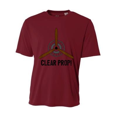 Clear Prop Aviation Airplane Pilot Propeller Performance Sprint T-Shirt