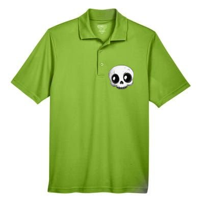 Cute Playful And Stylish Skull For Halloween Or Anytime Men's Origin Performance Piqué Polo