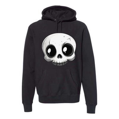 Cute Playful And Stylish Skull For Halloween Or Anytime Premium Hoodie