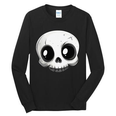 Cute Playful And Stylish Skull For Halloween Or Anytime Tall Long Sleeve T-Shirt