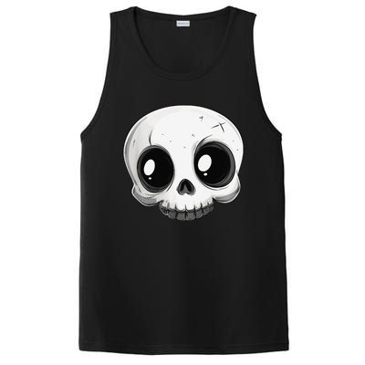 Cute Playful And Stylish Skull For Halloween Or Anytime PosiCharge Competitor Tank