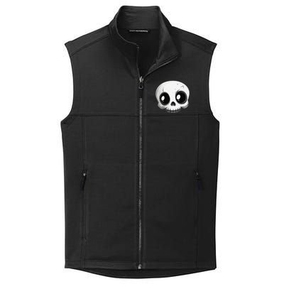 Cute Playful And Stylish Skull For Halloween Or Anytime Collective Smooth Fleece Vest