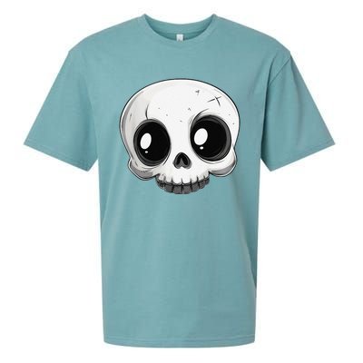 Cute Playful And Stylish Skull For Halloween Or Anytime Sueded Cloud Jersey T-Shirt