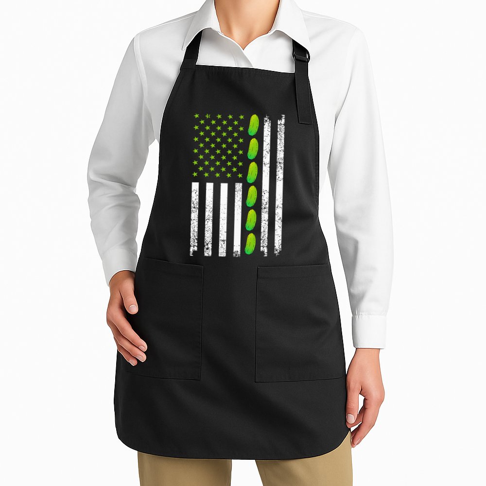 Cool Pickle Art For Gag Dill Pickle Costume Apron