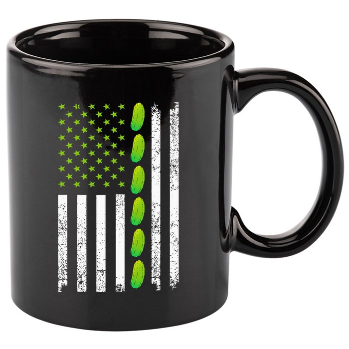Cool Pickle Art For Gag Dill Pickle Costume 11oz C Handle Ceramic Mug