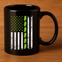 Cool Pickle Art For Gag Dill Pickle Costume 11oz C Handle Ceramic Mug
