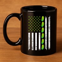 Cool Pickle Art For Gag Dill Pickle Costume 11oz C Handle Ceramic Mug