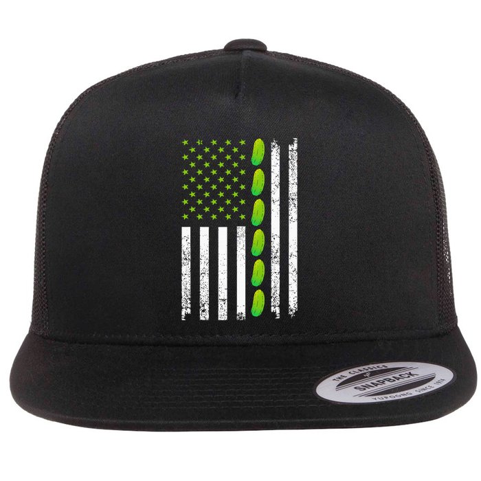 Cool Pickle Art For Gag Dill Pickle Costume Flatbill Hat