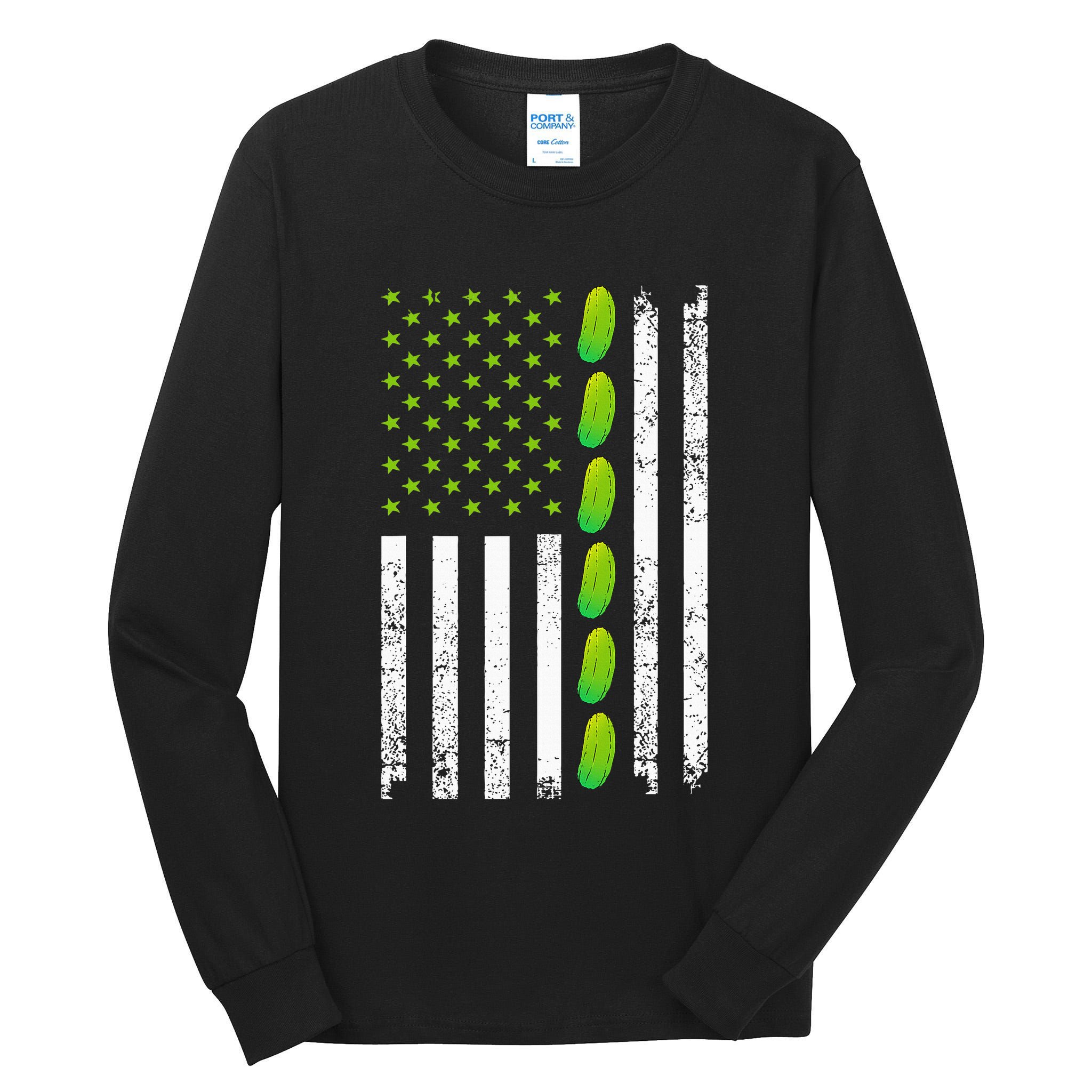 Cool Pickle Art For Gag Dill Pickle Costume Tall Long Sleeve T-Shirt