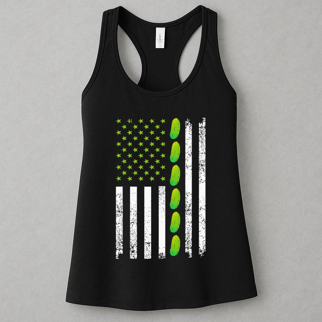 Cool Pickle Art For Gag Dill Pickle Costume Womens Tank Top