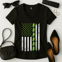 Cool Pickle Art For Gag Dill Pickle Costume Women's V-Neck T-Shirt