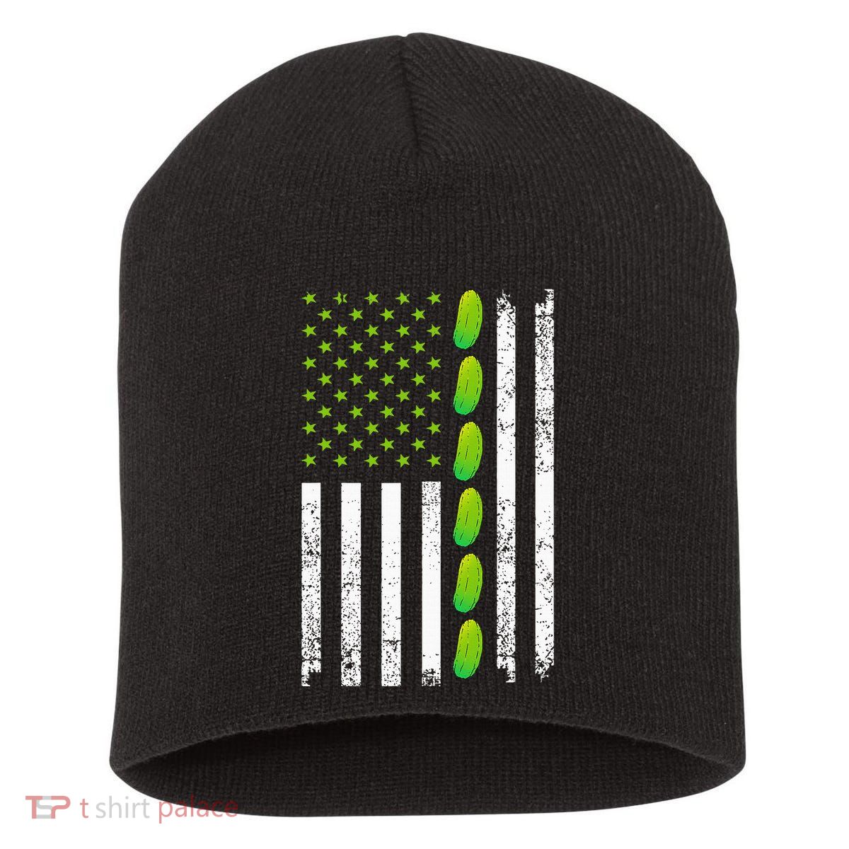 Cool Pickle Art For Gag Dill Pickle Costume Short Acrylic Beanie