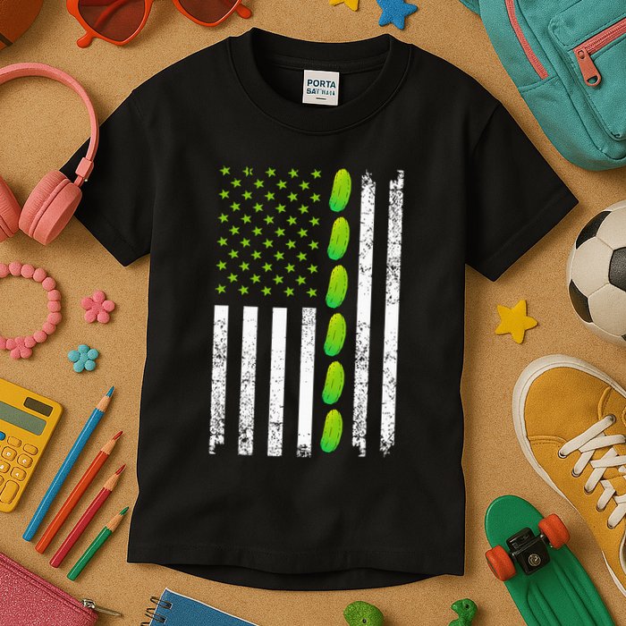 Cool Pickle Art For Gag Dill Pickle Costume Kids T-Shirt