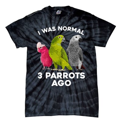 Cool Parrot Art Cockatoo Cockatiel Macaw Bird Tie-Dye T-Shirt