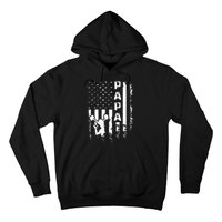 Cheer Papa American Flag Cheerleading Cheerleader Hoodie