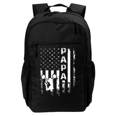 Cheer Papa American Flag Cheerleading Cheerleader Daily Commute Backpack