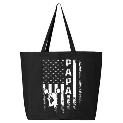 Cheer Papa American Flag Cheerleading Cheerleader 25L Jumbo Tote