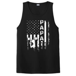 Cheer Papa American Flag Cheerleading Cheerleader PosiCharge Competitor Tank