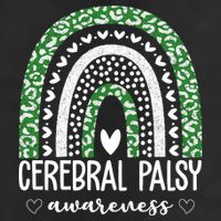 Cerebral Palsy Awareness Rainbow 7 Panel Mesh Trucker Snapback Hat