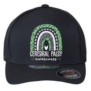 Cerebral Palsy Awareness Rainbow Flexfit Unipanel Trucker Cap