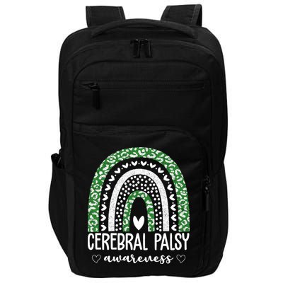 Cerebral Palsy Awareness Rainbow Impact Tech Backpack
