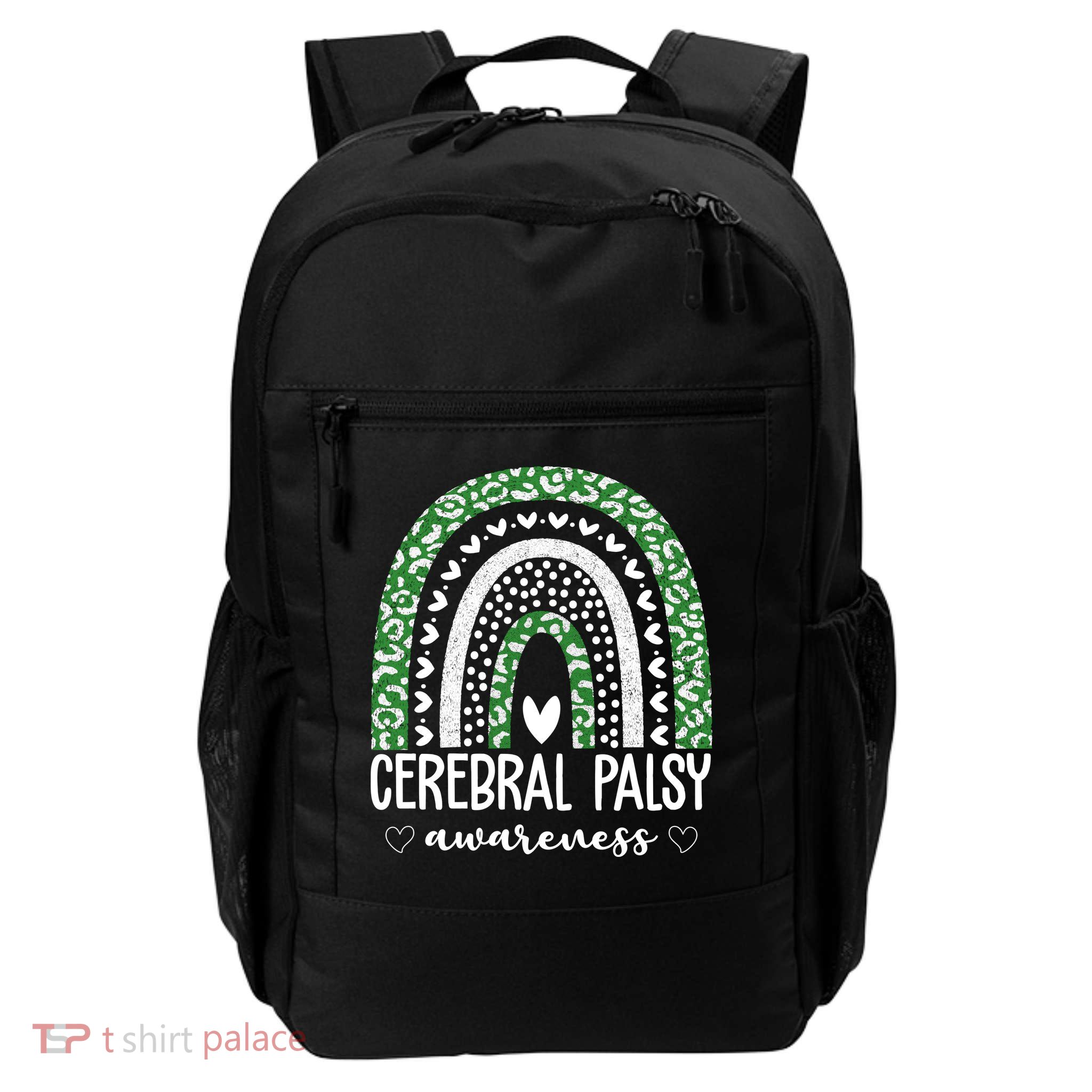 Cerebral Palsy Awareness Rainbow Daily Commute Backpack