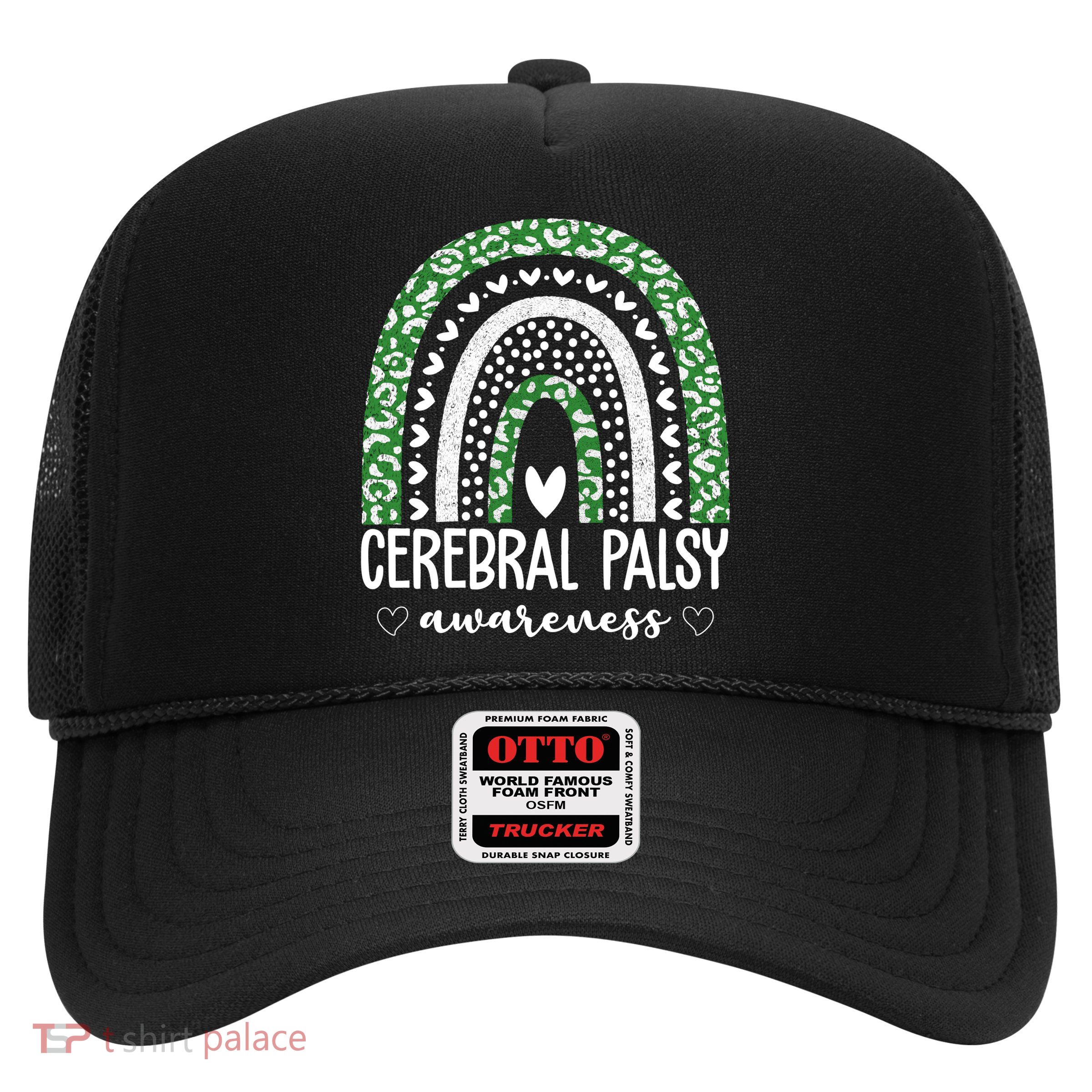 Cerebral Palsy Awareness Rainbow Trucker Hat