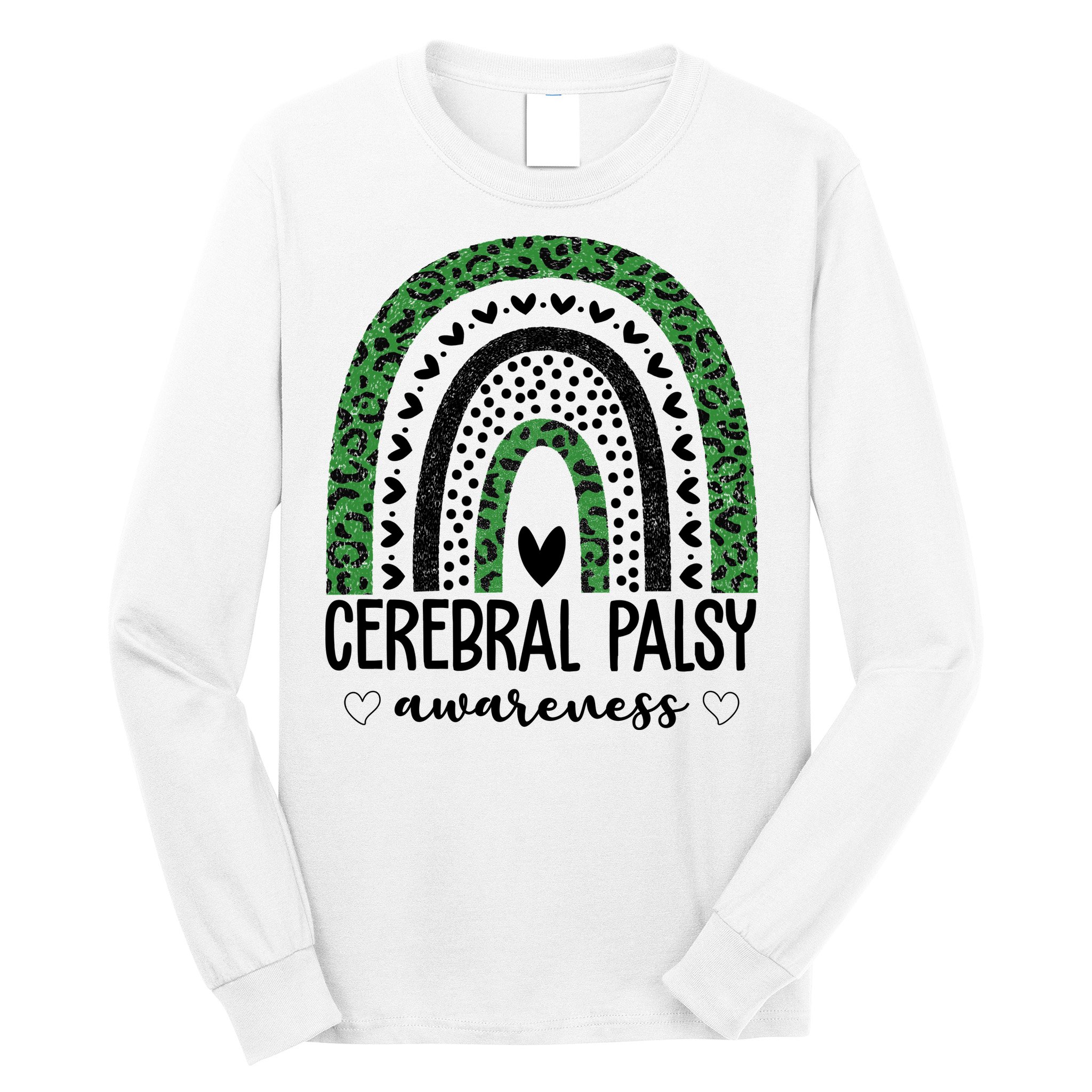 Cerebral Palsy Awareness Rainbow Long Sleeve Shirt