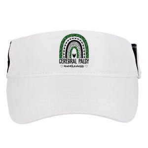 Cerebral Palsy Awareness Rainbow Adult Drive Performance Visor