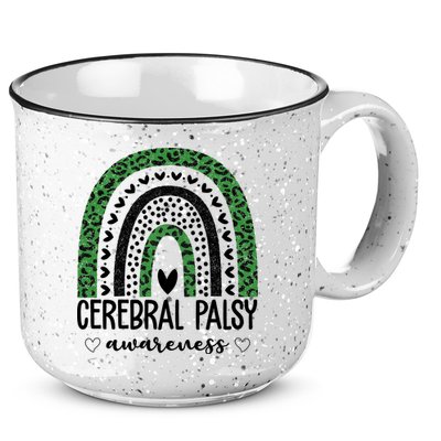 Cerebral Palsy Awareness Rainbow 15oz Campfire Ceramic Mug