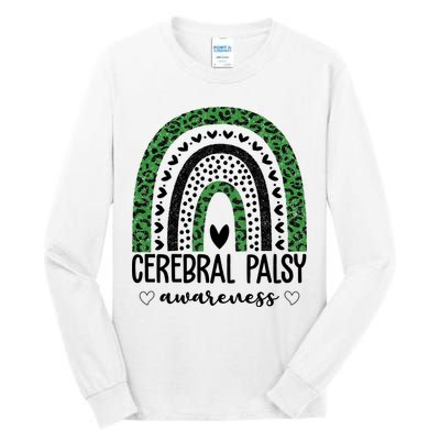 Cerebral Palsy Awareness Rainbow Tall Long Sleeve T-Shirt