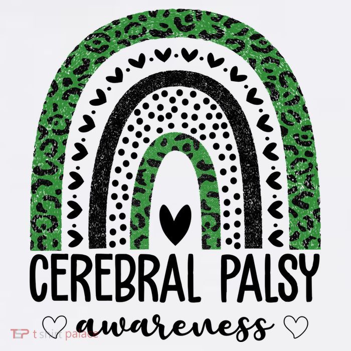 Cerebral Palsy Awareness Rainbow Cooling Performance Long Sleeve Crew