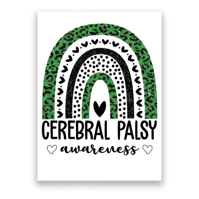 Cerebral Palsy Awareness Rainbow Poster