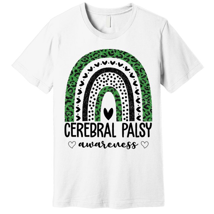 Cerebral Palsy Awareness Rainbow Premium T-Shirt