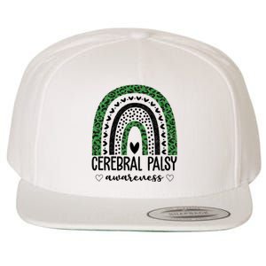 Cerebral Palsy Awareness Rainbow Wool Snapback Cap